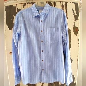 OLD NAVY LARGE REGULAR FIT LINEN BLEND